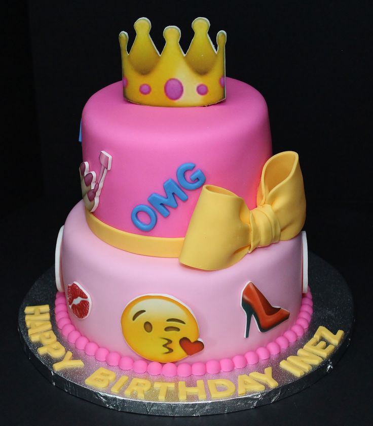 Emoji Birthday Cake