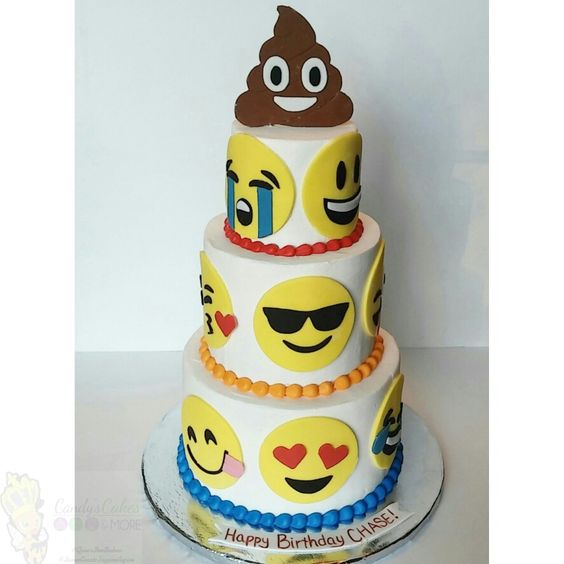 Emoji Birthday Cake