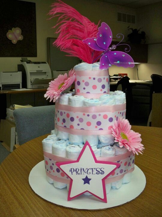 Fancy Diaper Cake