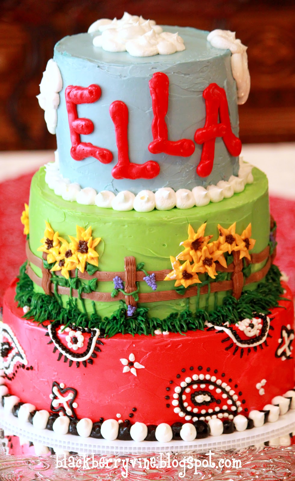 Farm Birthday Cake