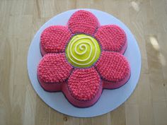 Flower Shaped Birthday Cake