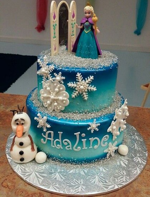 7 Photos of Happy Birthday Frozen Cakes