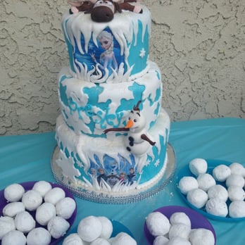 Frozen Birthday Cake