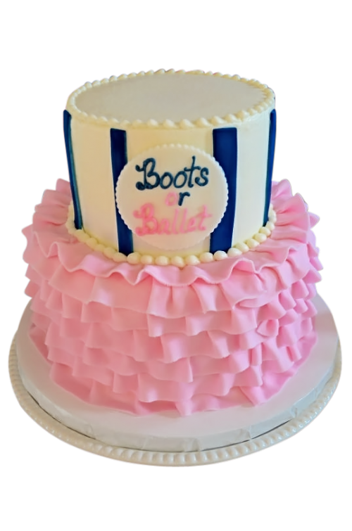 Gender Reveal Cake