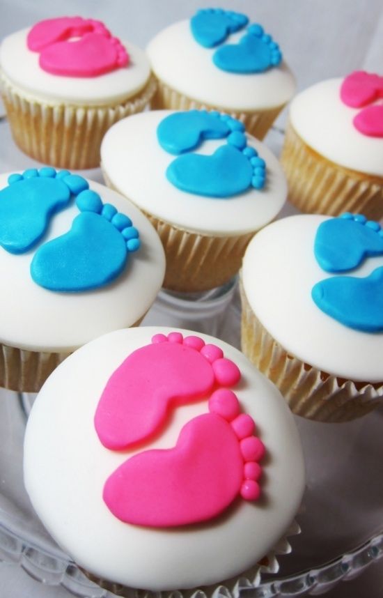 Gender Reveal Party Cupcakes