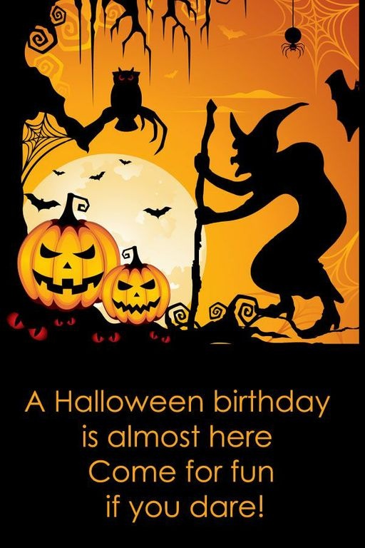 8 Photos of Sayings For Halloween Birthday Cakes