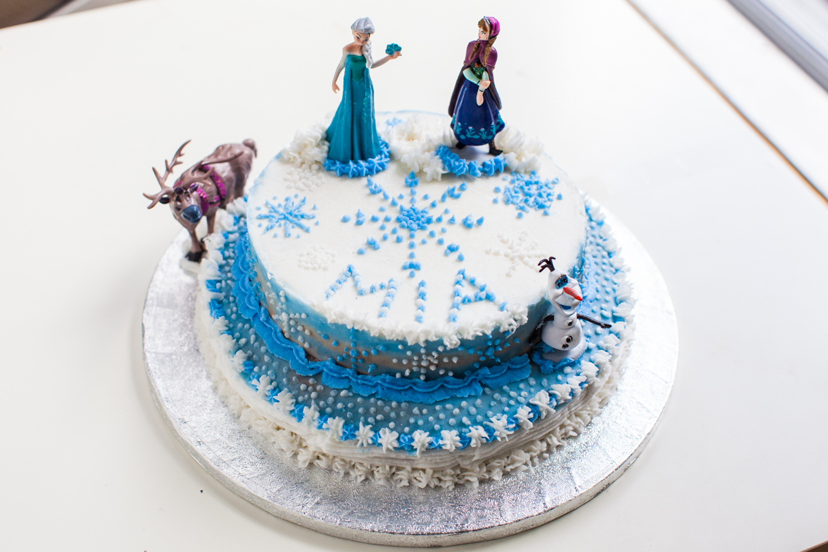 Happy 4th Birthday Cake Frozen