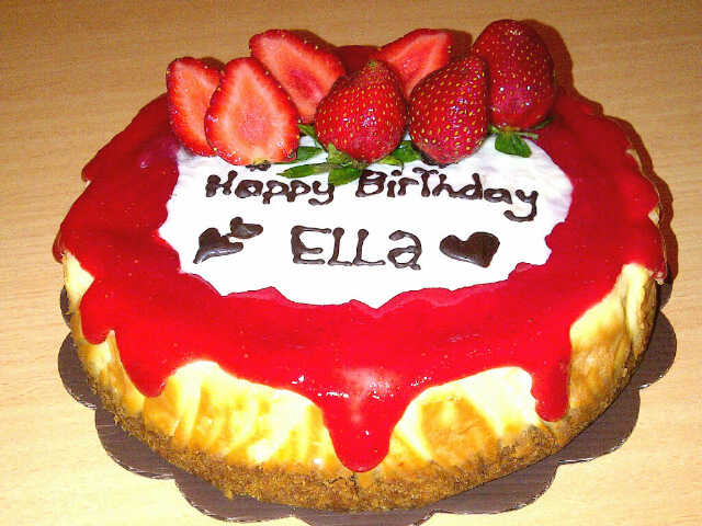 Happy Birthday Ella Cake