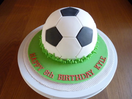 Happy Birthday Football Cake