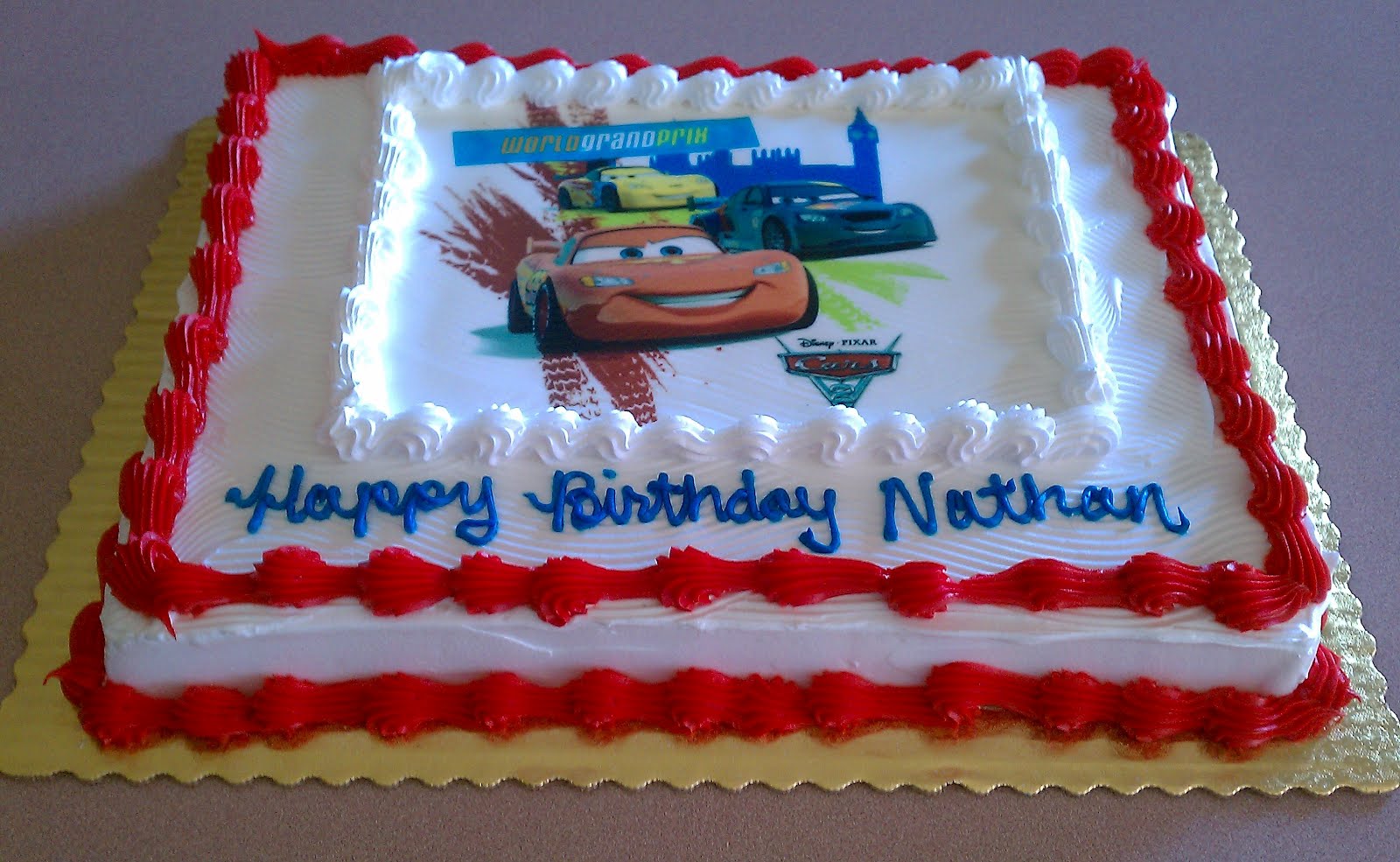 Happy Birthday Nathan Cake