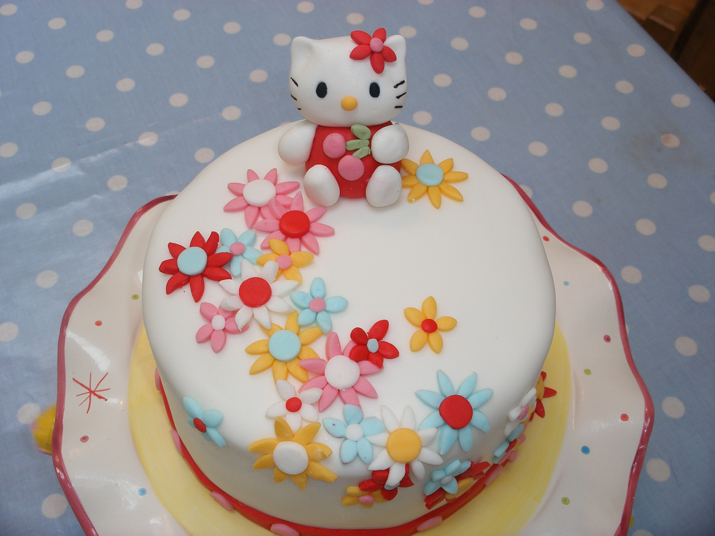 11 Photos of Hello Kitty Cake Birthday Cakes