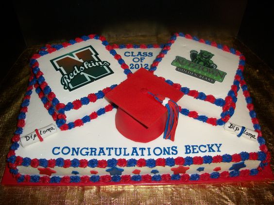 High School Graduation Sheet Cake Ideas