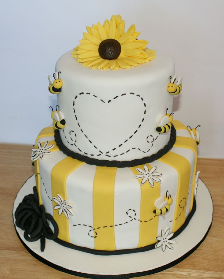 Honey Bee Baby Shower Cake