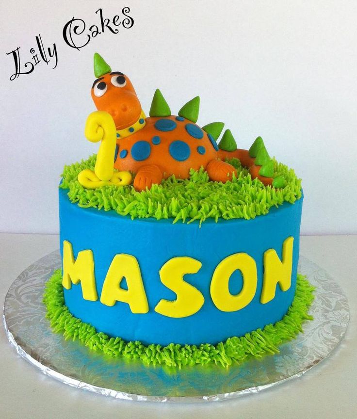Kids Dinosaur Birthday Cake