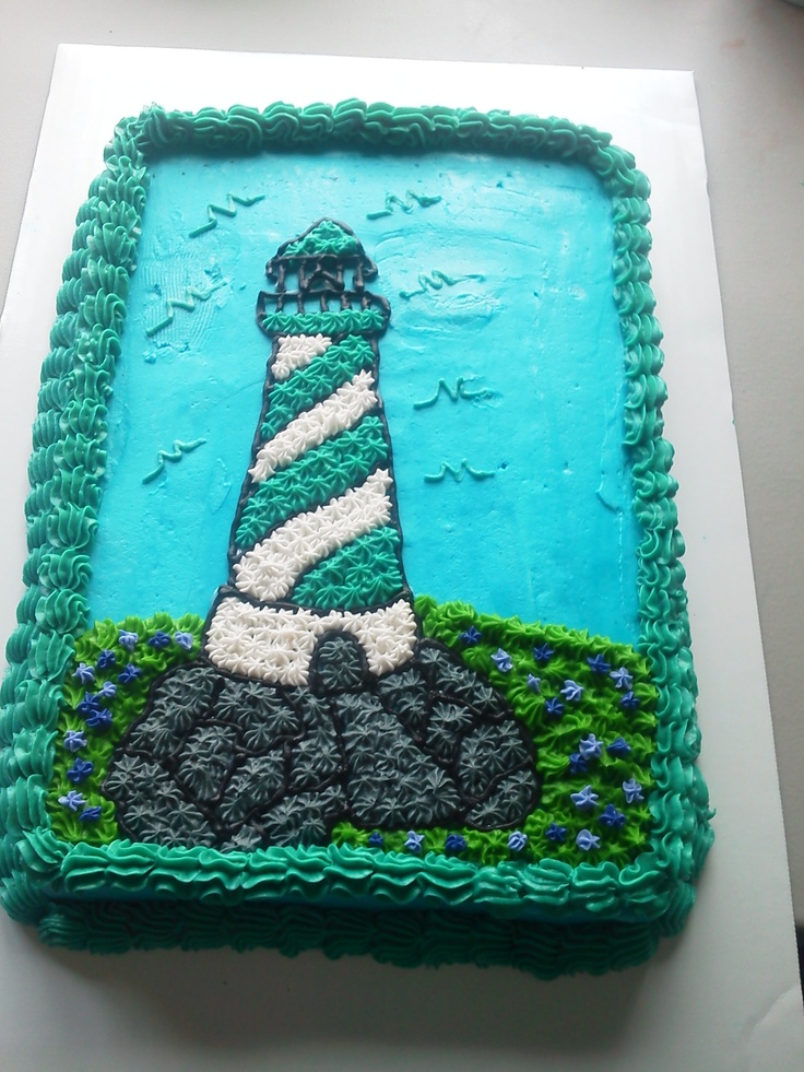 Lighthouse Birthday Cake