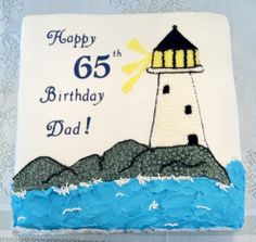 Lighthouse Birthday Cake