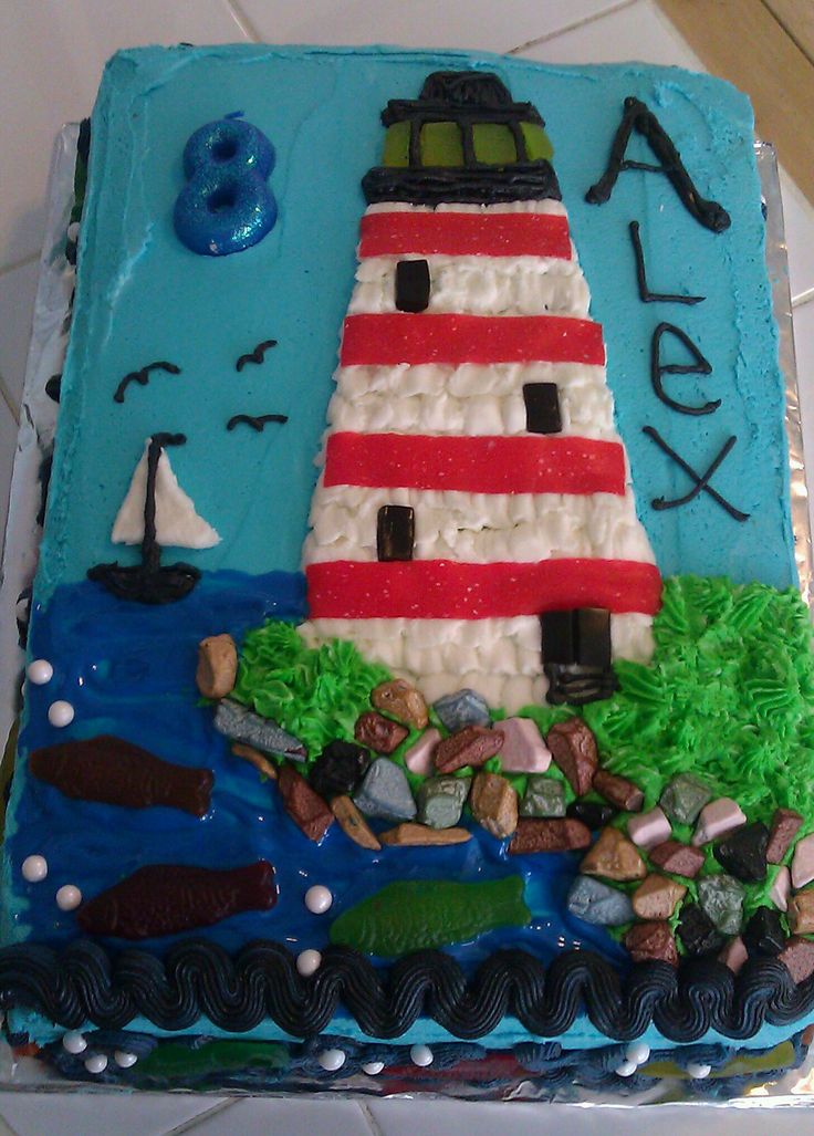 Lighthouse Cake