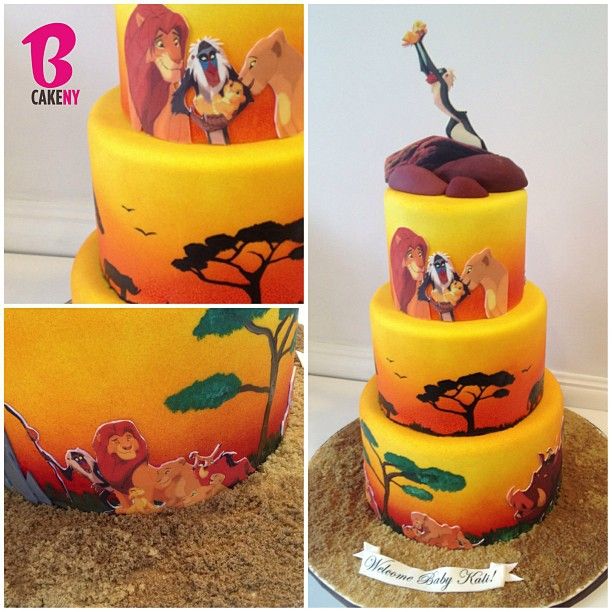 Lion King Baby Shower Cake Ideas