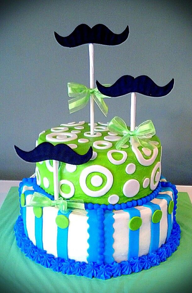 Little Mister Baby Shower Cake