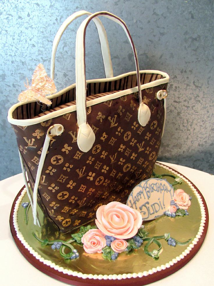 Louis Vuitton Bag Birthday Cake~ 3-D