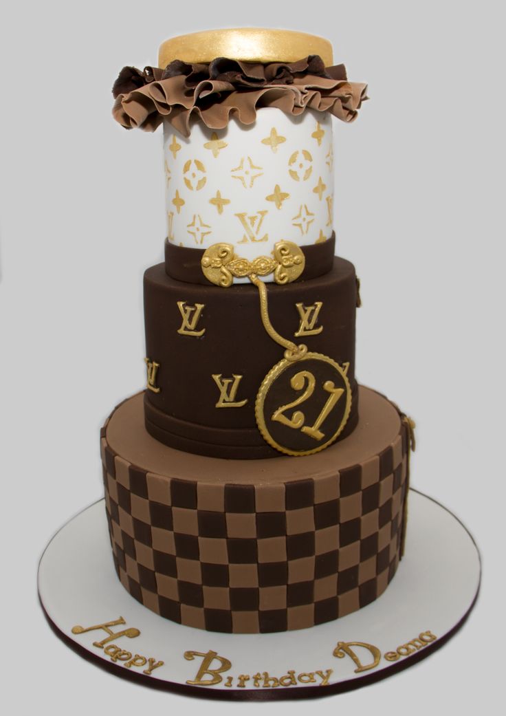 Louis Vuitton Birthday Cake