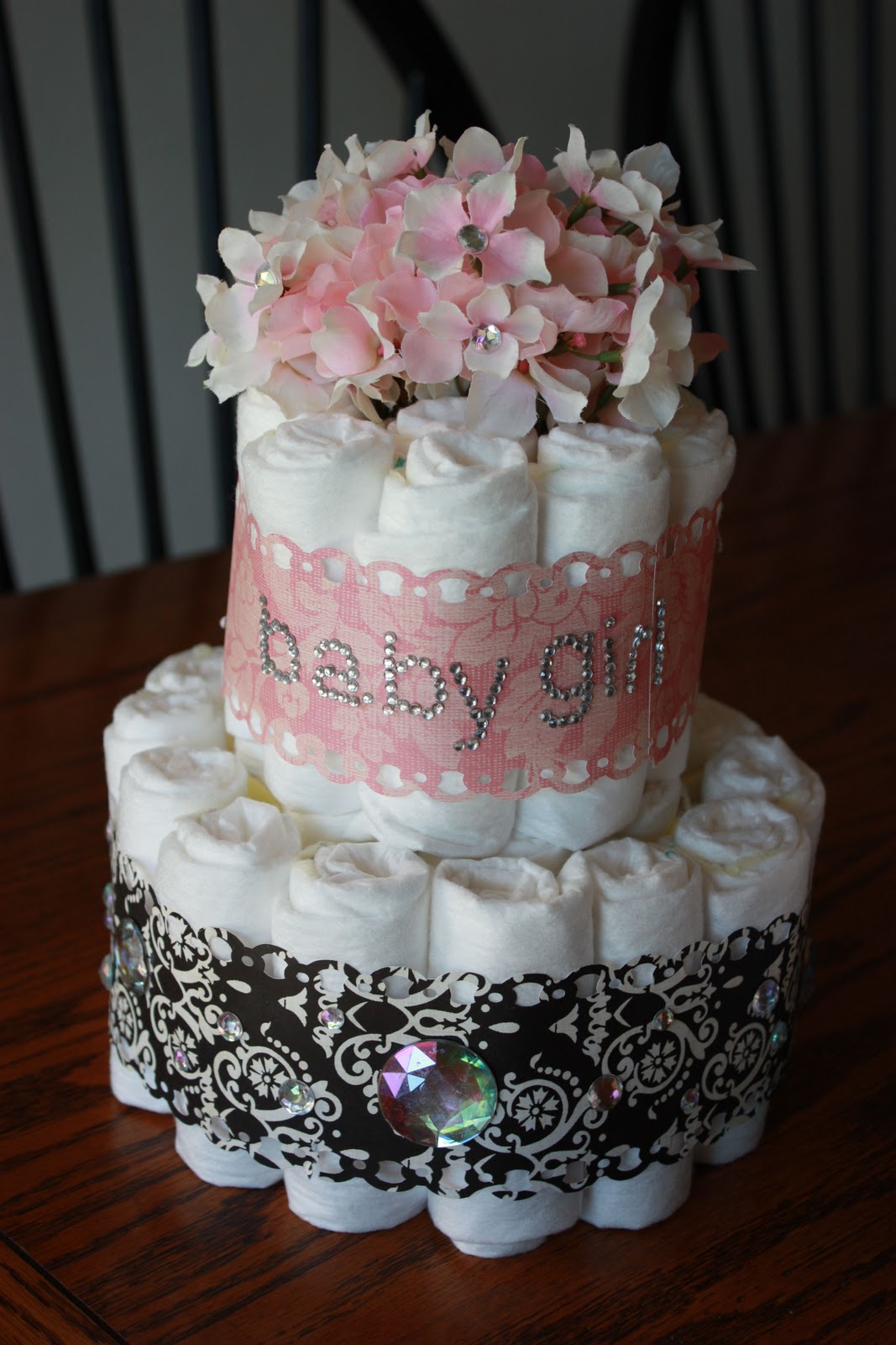 Make Baby Diaper Shower Cakes