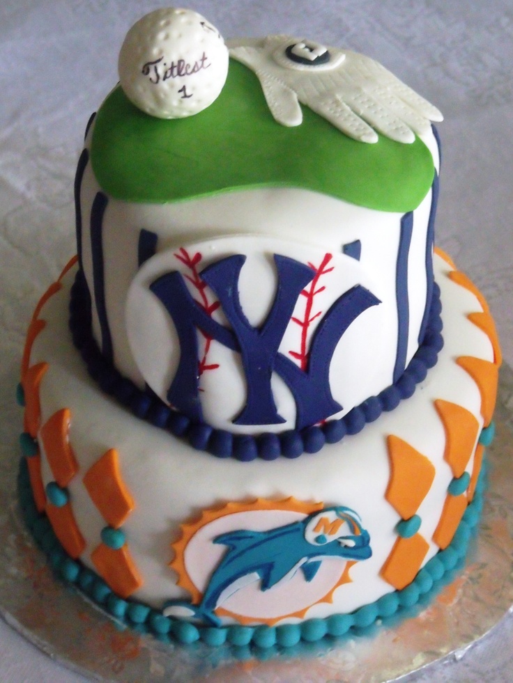 Miami Dolphin Birthday Cake Son