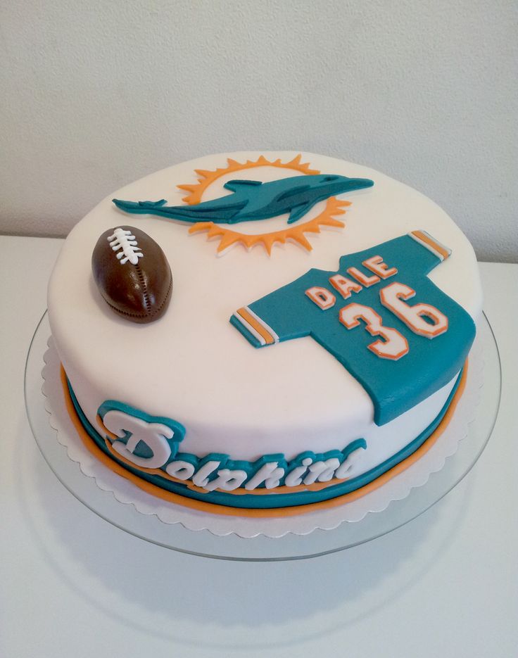 Miami Dolphins Cake