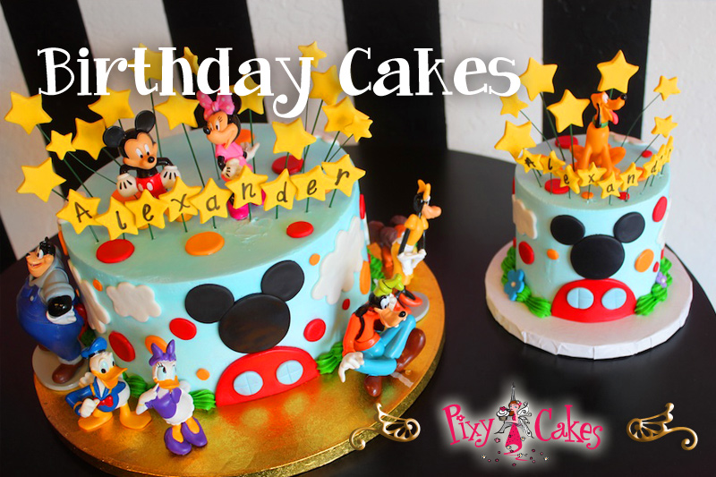 Mickey Mouse Birthday Cake