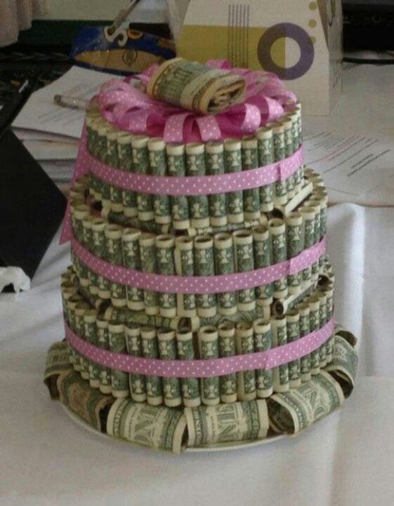 Money Birthday Cake