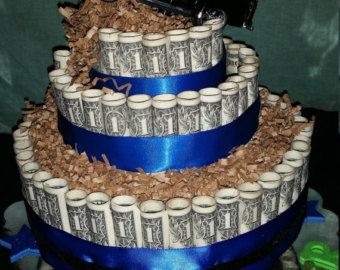 Money Graduation Cake Ideas