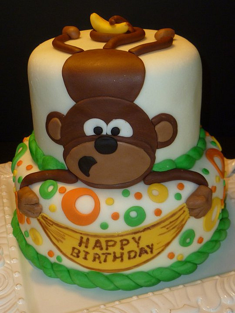 10 Photos of Birthday Cakes With Monkeys On It