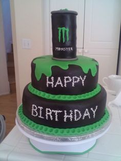 8 Photos of Monster Energy Cakes For Teens