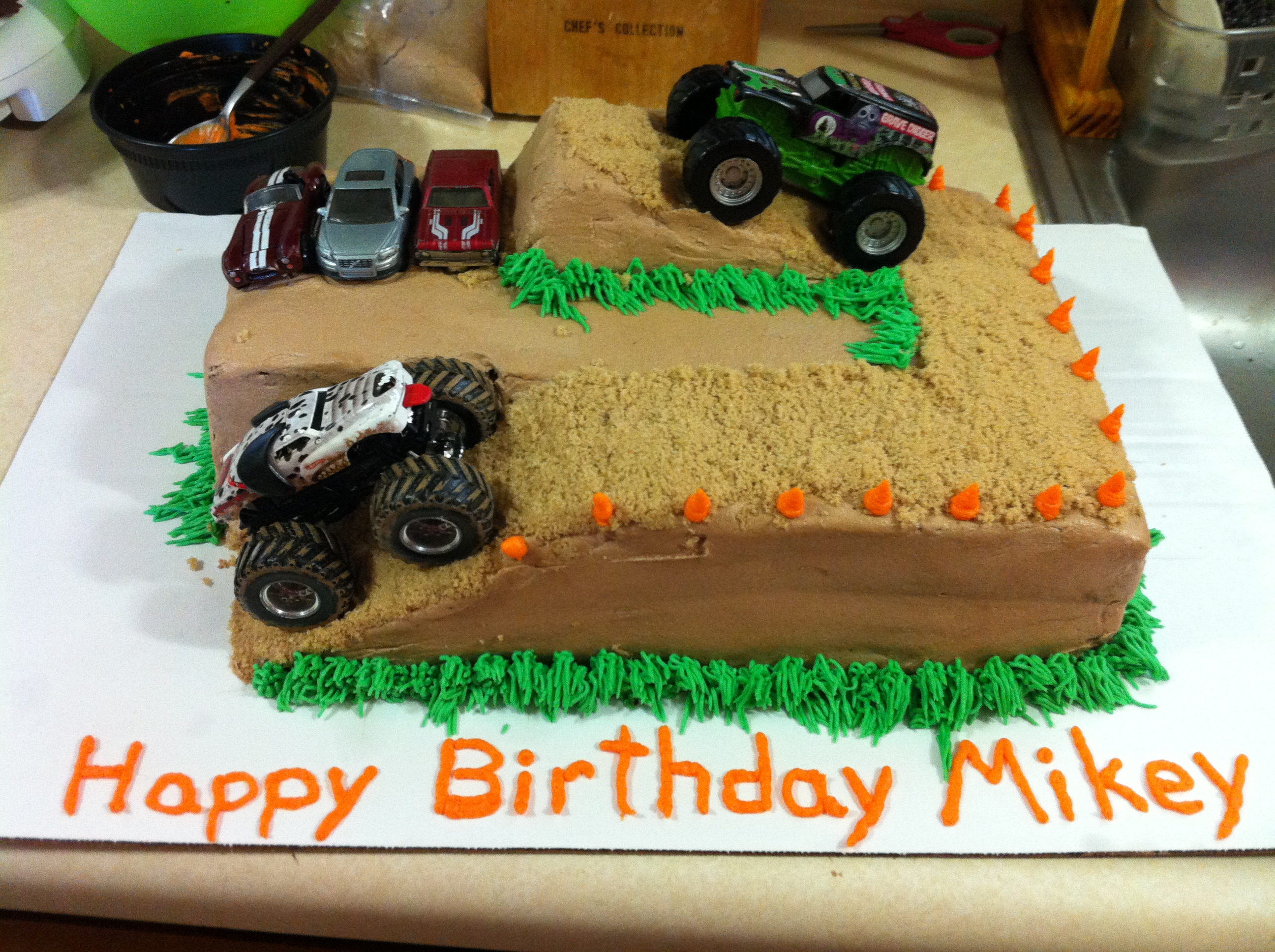 Monster Truck Cake