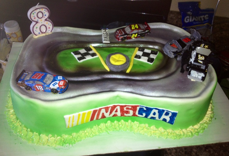 NASCAR Birthday Cake