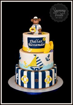 Nautical Baby Shower Cake