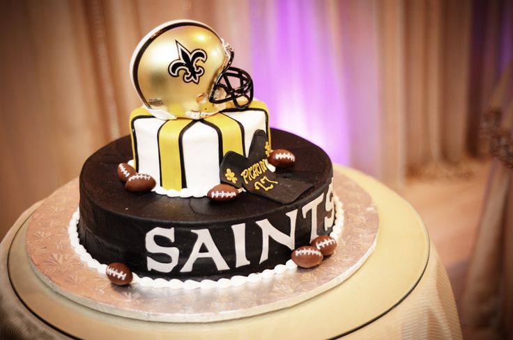 New Orleans Saints Grooms Cake