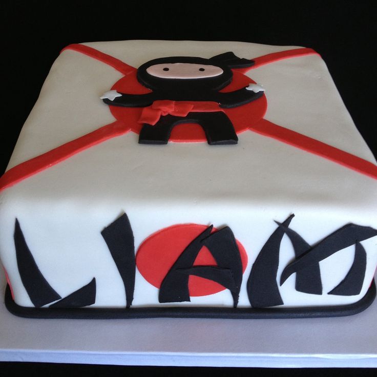 Ninja Birthday Cake