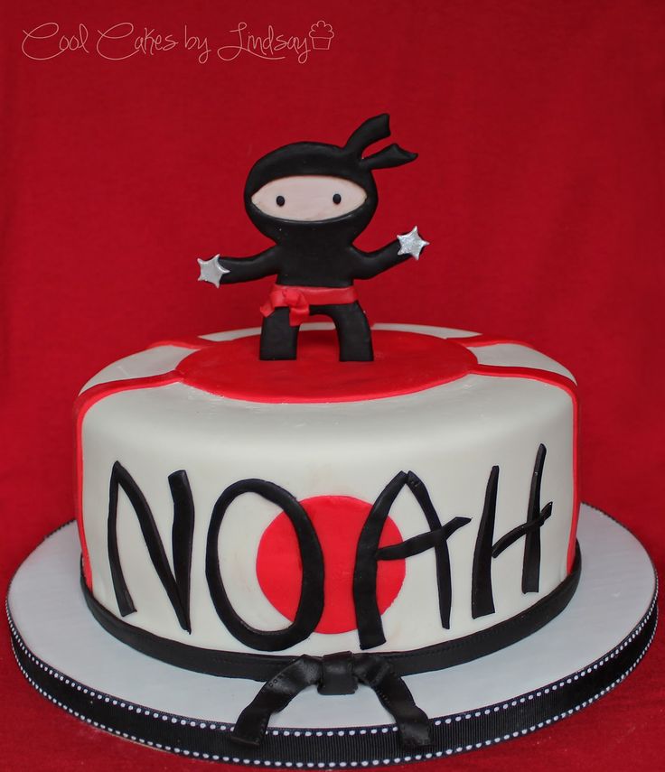 Ninja Birthday Cake