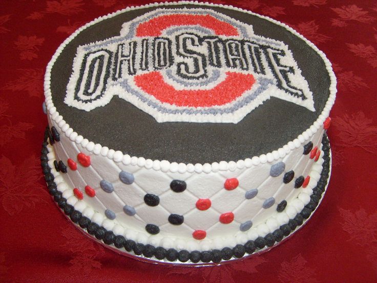 Ohio State Buckeyes Birthday Cake