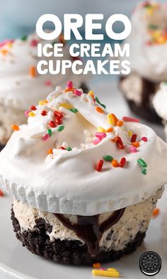 Oreo Ice Cream Cupcakes