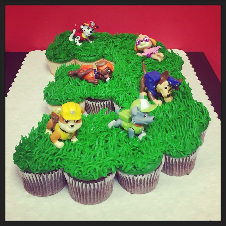 PAW Patrol Birthday Cake Cupcake