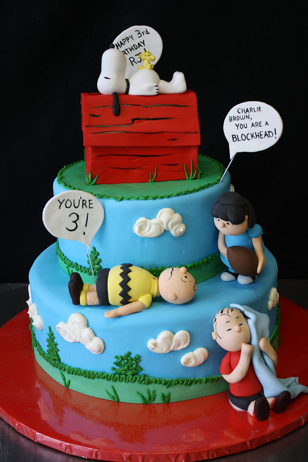 Peanuts Birthday Cake