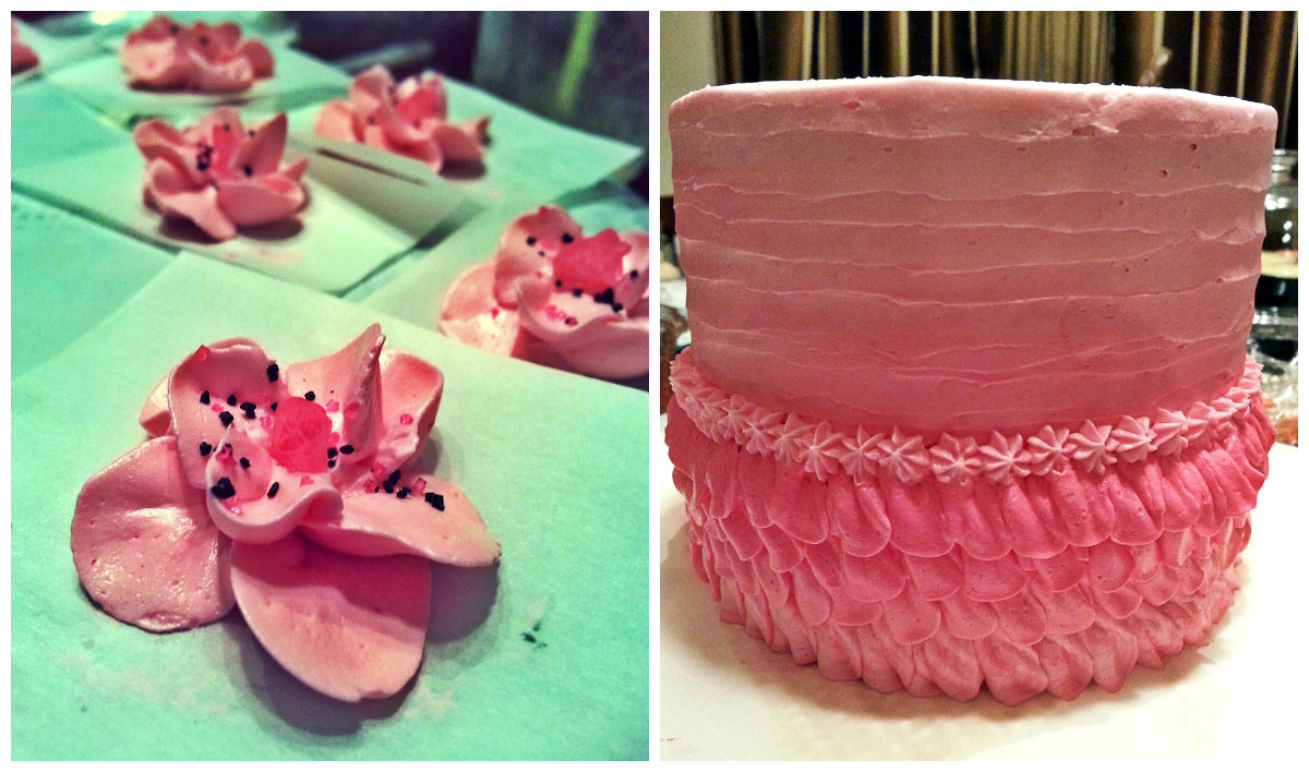 Pink Buttercream Birthday Cakes