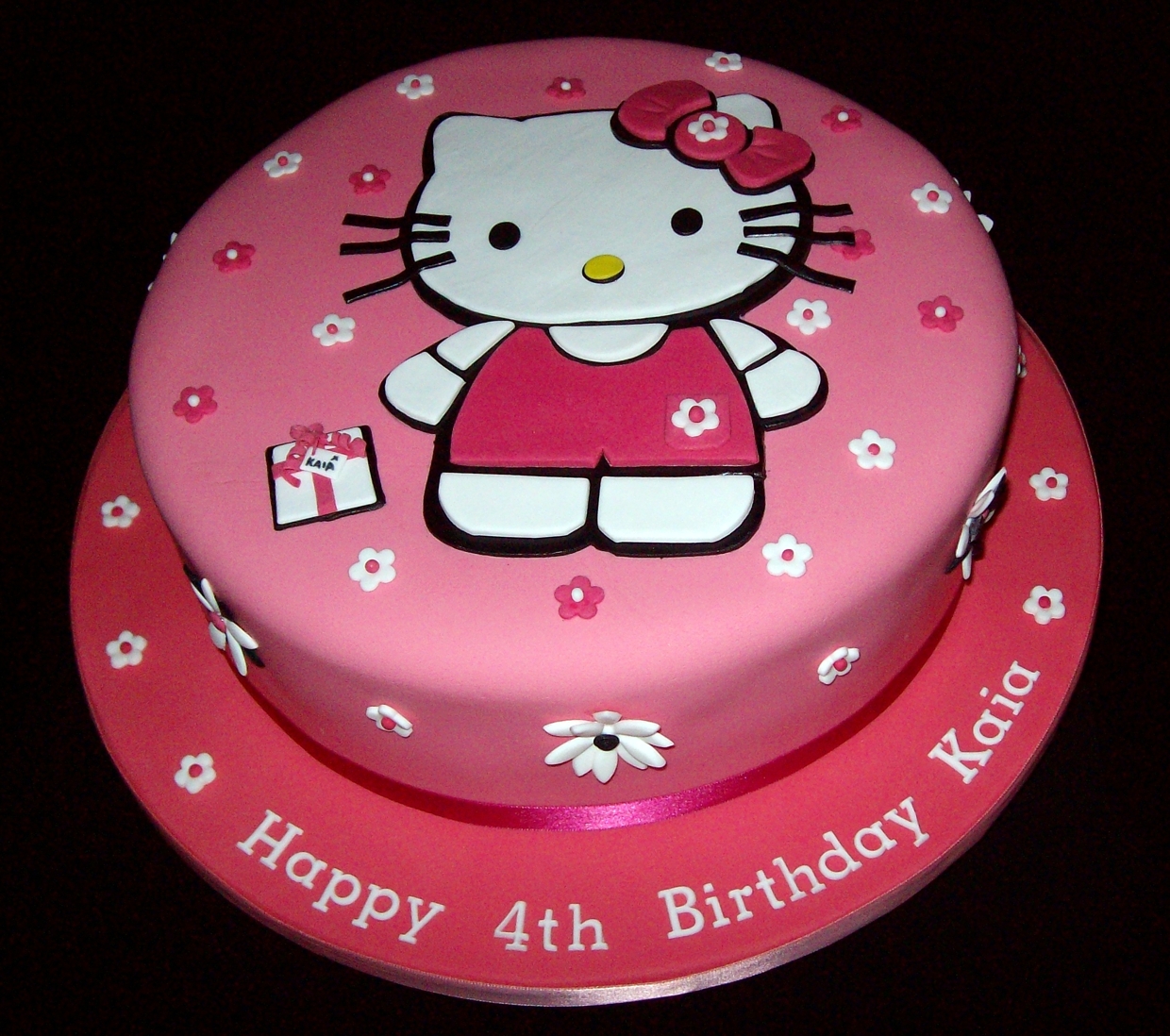 Pink Hello Kitty Cake