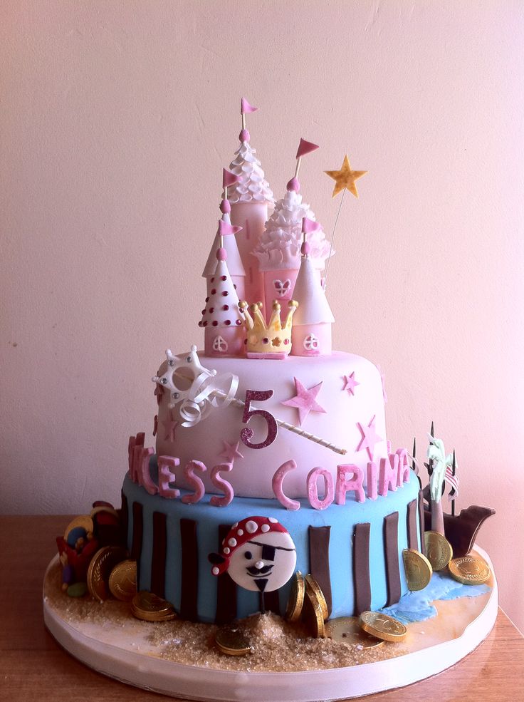 Pirate Princess Birthday Cake