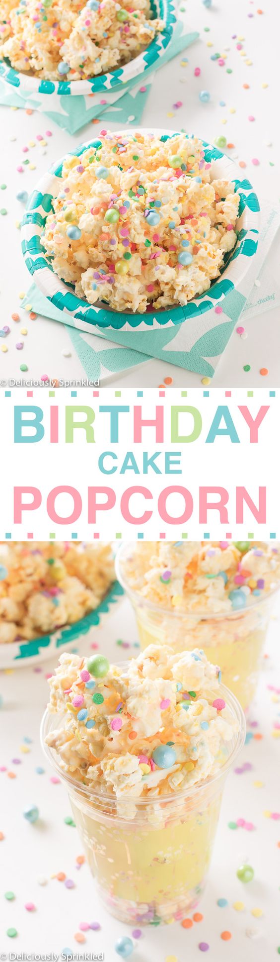 Popcorn Birthday Cake