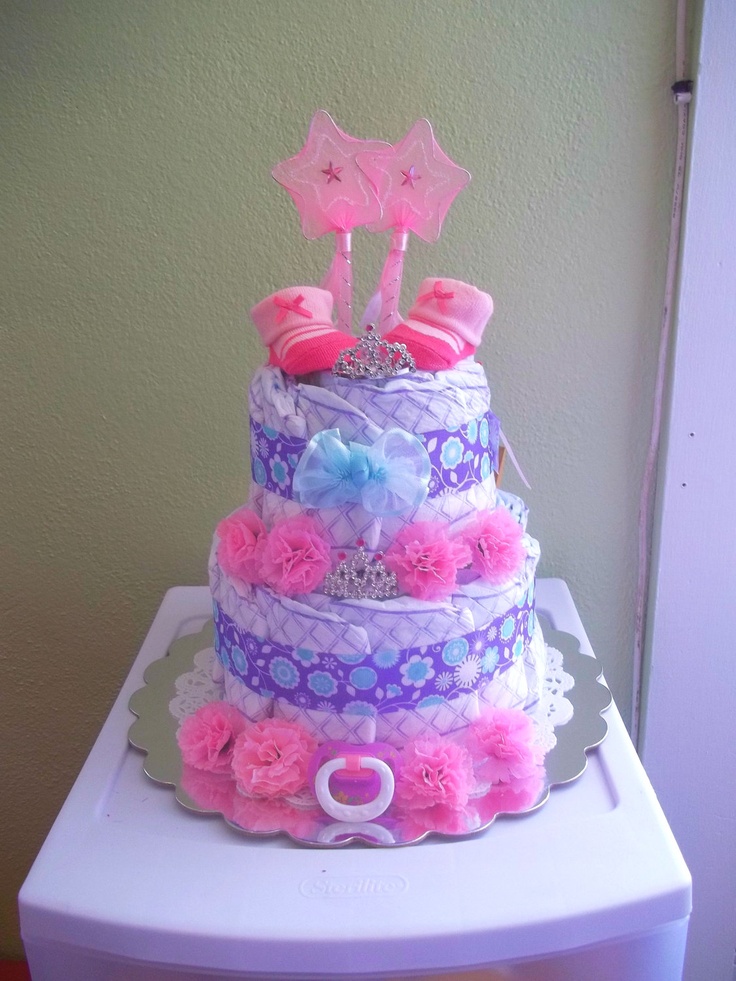 Princess Baby Girl Diaper Cake