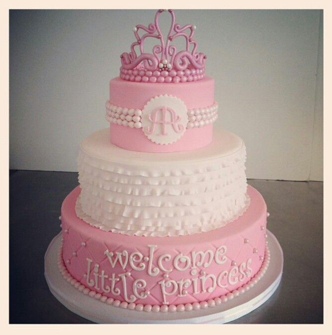 Princess Baby Shower Cake