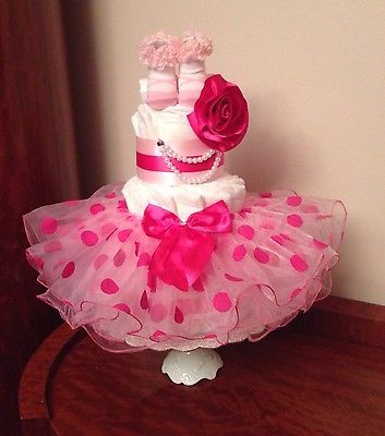 Princess Baby Shower Diaper Cakes for Girls